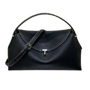 New Unbranded Black T Lock Handbag - See Description and Pics